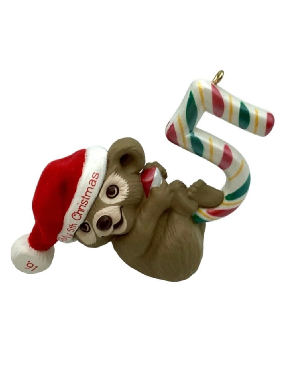 Hallmark 1991 “Child’s Fifth Christmas” Christmas Ornament